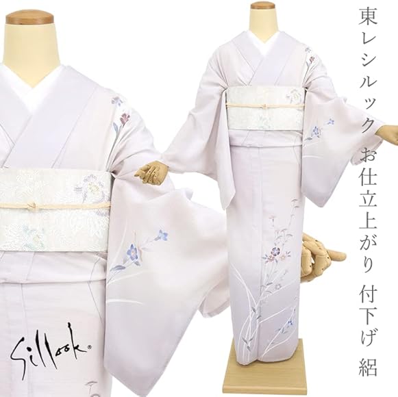 Amazon | [ハイムラヤ] 付下げ訪問着 夏絽ちぢみ 絽縮緬 東レシルック